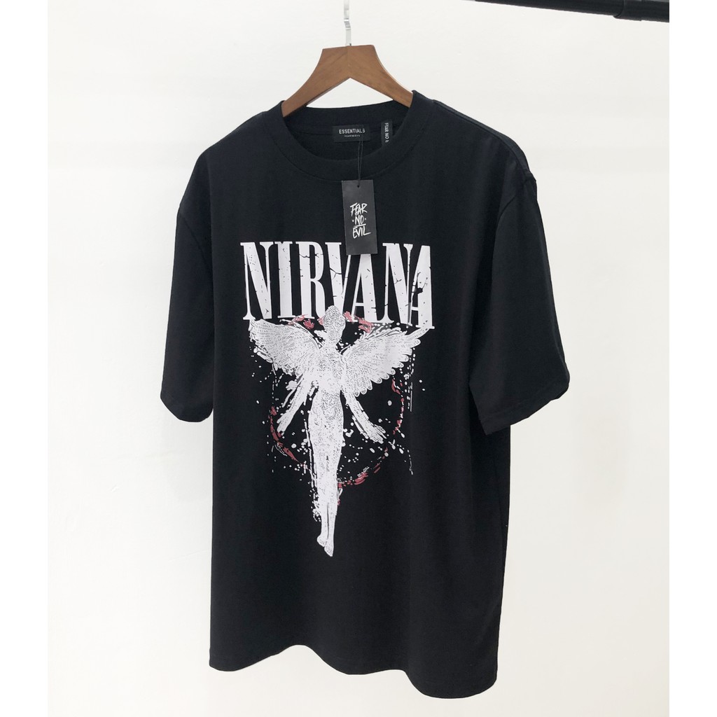 áo thun nam nữ NIRVANA, áo phông nam nữ tay lỡ unisex, dricco_offcial