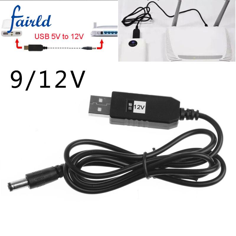 Cáp chuyển đổi 2a usb 2.1x5.5mm dc 5v sang dc 9v 12v 1m/3ft chất lượng cao