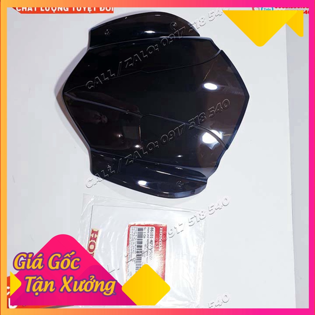 Chắn Gió Sh 2020 - SH 2021 - Sh 2022 Nhựa Trong Suốt + Tem HONDA Chữ Đỏ Chính Hãng (Ảnh Sp thật)