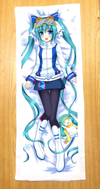 Gối ôm hatsune miku dài 1m x 40cm ruột bông hàn quốc