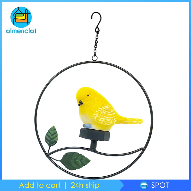 1 Đèn Led Treo Trang Trí Sân Vườn Hình Chim Cú Sử Dụng Năng Lượng Mặt Trời