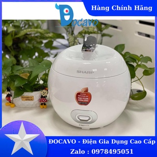 Nồi cơm điện mini hình quả táo sharp ks-a08 - 0.72 lít . nồi cơm điện mini quai xách đa năng cao cấp midea mr-cm07na