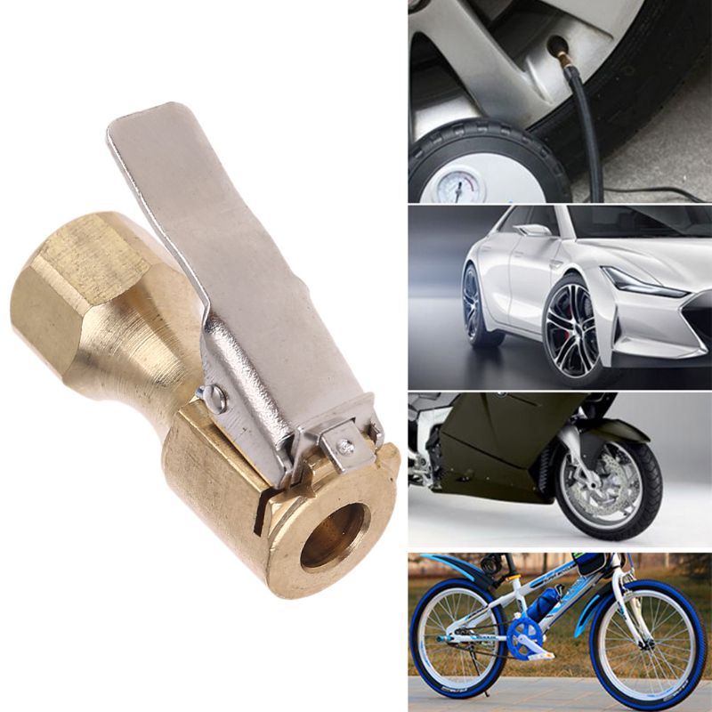 Ống Bơm Hơi Mini 1 / 4 &quot;Kèm Kẹp Nối Chuyên Dụng Cho Lốp Xe Hơi