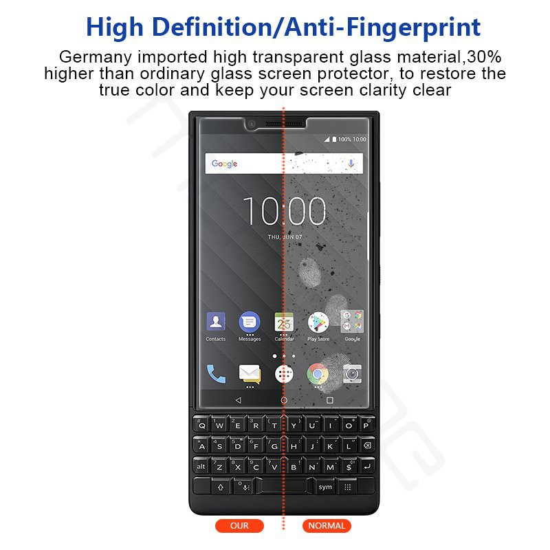 Kính CL BlackBerry Key2/ KeyTwo Cường Lực 2.5D Không FULL, 9H-0.26mm