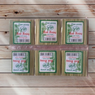 30 gói Tăm tre xỉa răng vip Minh Hoàng, tăm giang vệ sinh răng miệng an toàn cho sức khỏe
