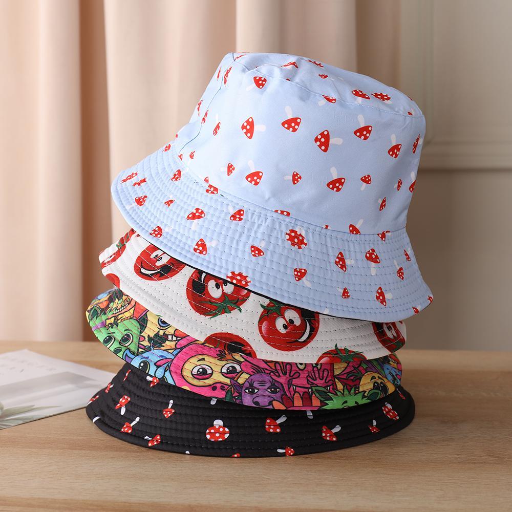 Nón Bucket Chống Nắng Hoạ Tiết Hoa Lá Thiết Kế Mới Thời Trang Mùa Hè