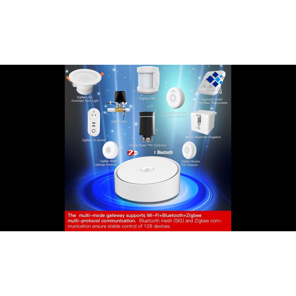 Trung Tâm Zigbee 3.0 Bluetooth BLE Mesh Wifi Tuya