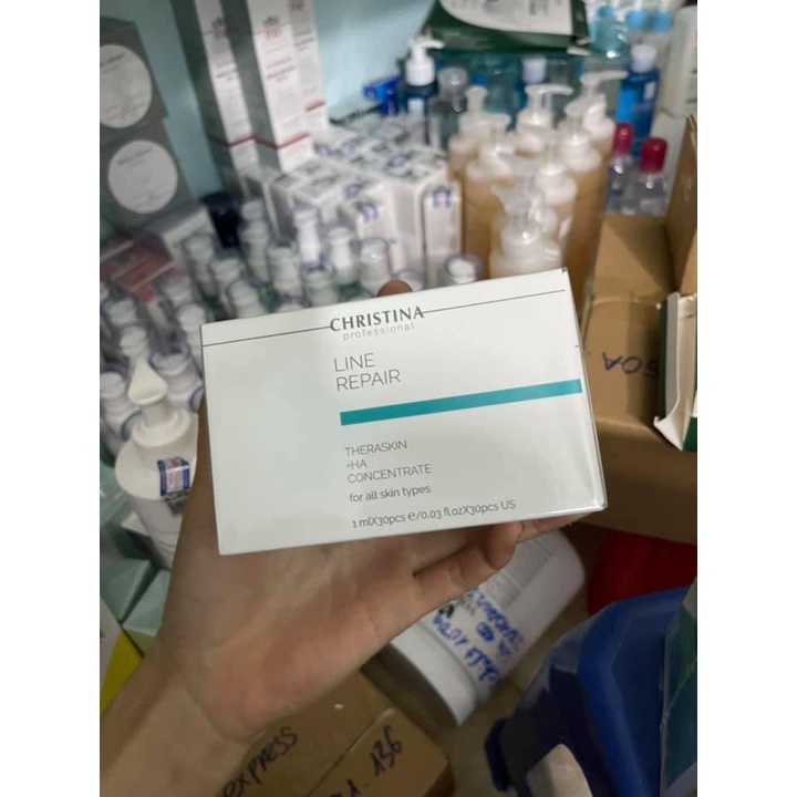 Tinh Chất Trẻ Hóa Da Christina Line Repair Theraskin+HA Concentrate (dạng 30 gói)