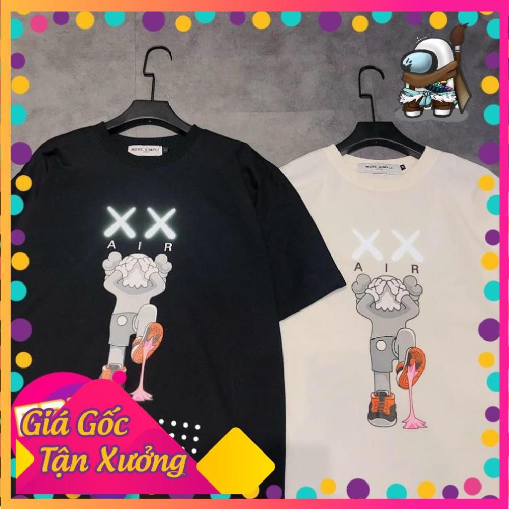 ÁO PHẢN QUANG🔥HOT🔥 Áo thun tee KAWS phản quang unisex tay lỡ form rộng oversize | Tỉnh Lộ 10