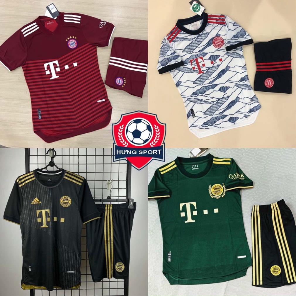 Áo Bóng Đá, Áo Đá Banh CLB Bayern Munich 2021/2022 - Chuẩn Mẫu Thi Đấu - Vải Polyester Gai Thái *