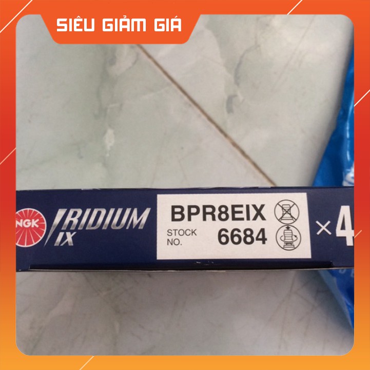 Bugi NGK Iridium BPR8EIX Chuyên Dùng Xe 2 Thì Sport - Xìpo Nova Dash YaZ125R Satria Stinger Made in Japan