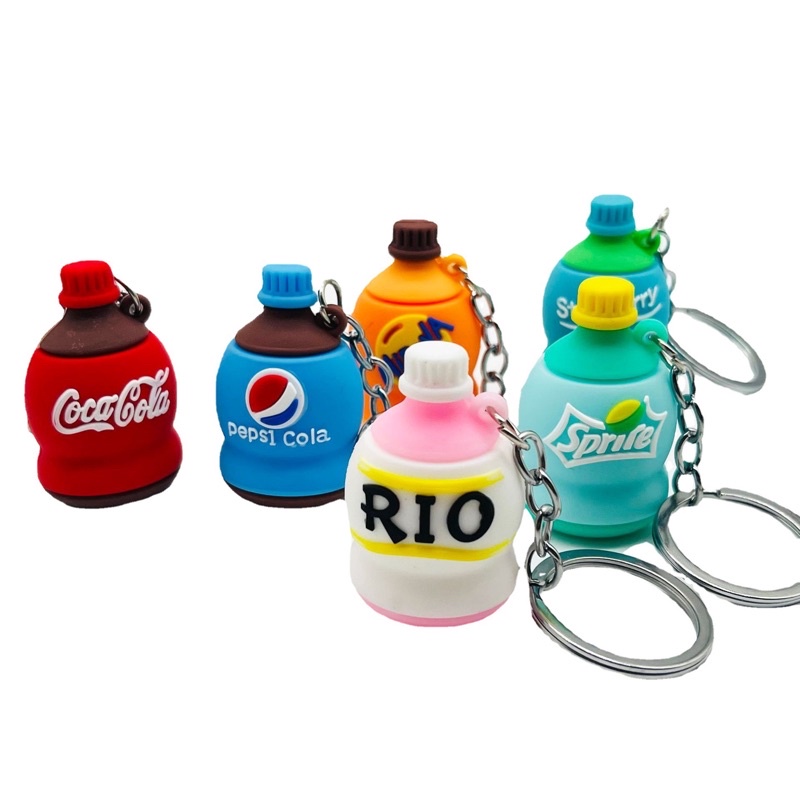 [ Sỉ ] Móc khoá  nước ngọt _  dễ thương treo móc khoá xe, túi xách