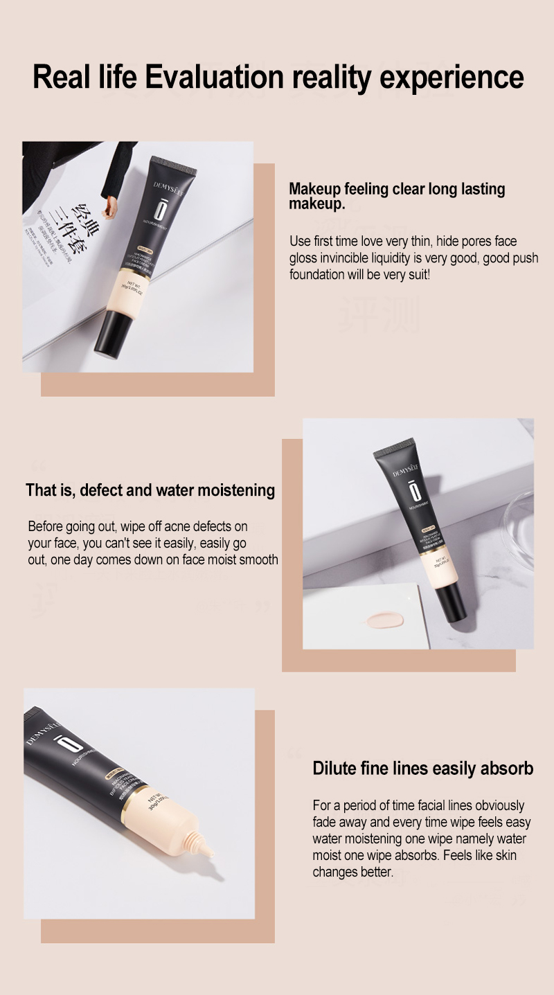 [Hàng mới về] Kem Nền Với Màu Sắc Tự Nhiên Giúp Dưỡng Ẩm Che Khuyết Điểm Lâu Trôi | BigBuy360 - bigbuy360.vn