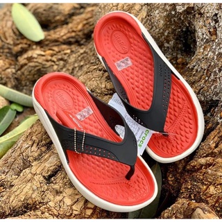 Dép xỏ ngón literide cho nam (Đen/Trắng)