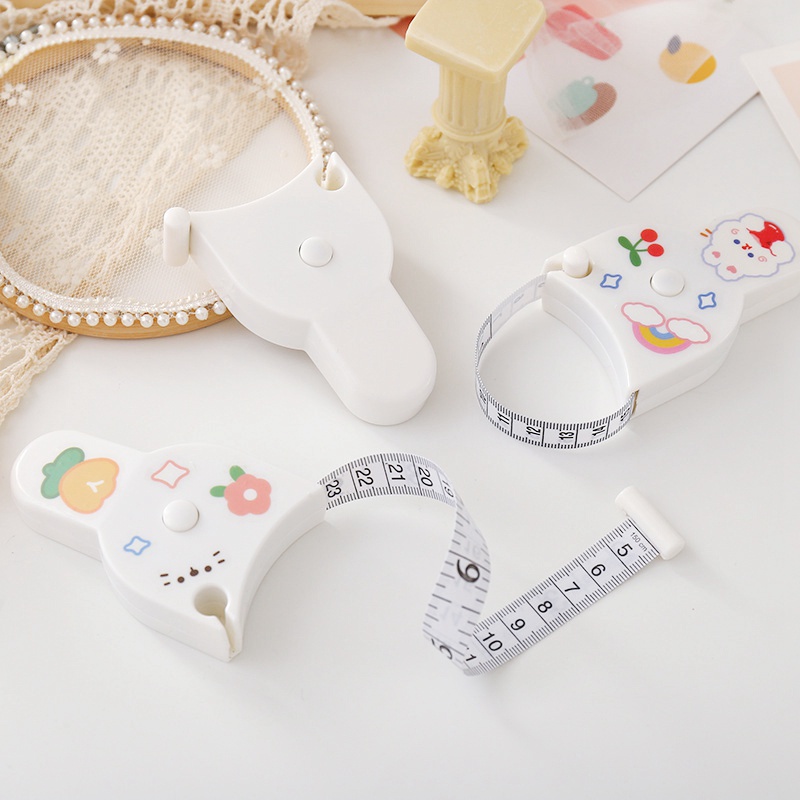 Thước Dây Mini Dễ Thương Có Thể Thu Vào Tiện Dụng Cho Gia Đình