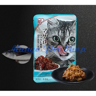 Pate Iris Vị Gà, Cá Ngừ Bonito Và Rau Củ Gói 80Gr