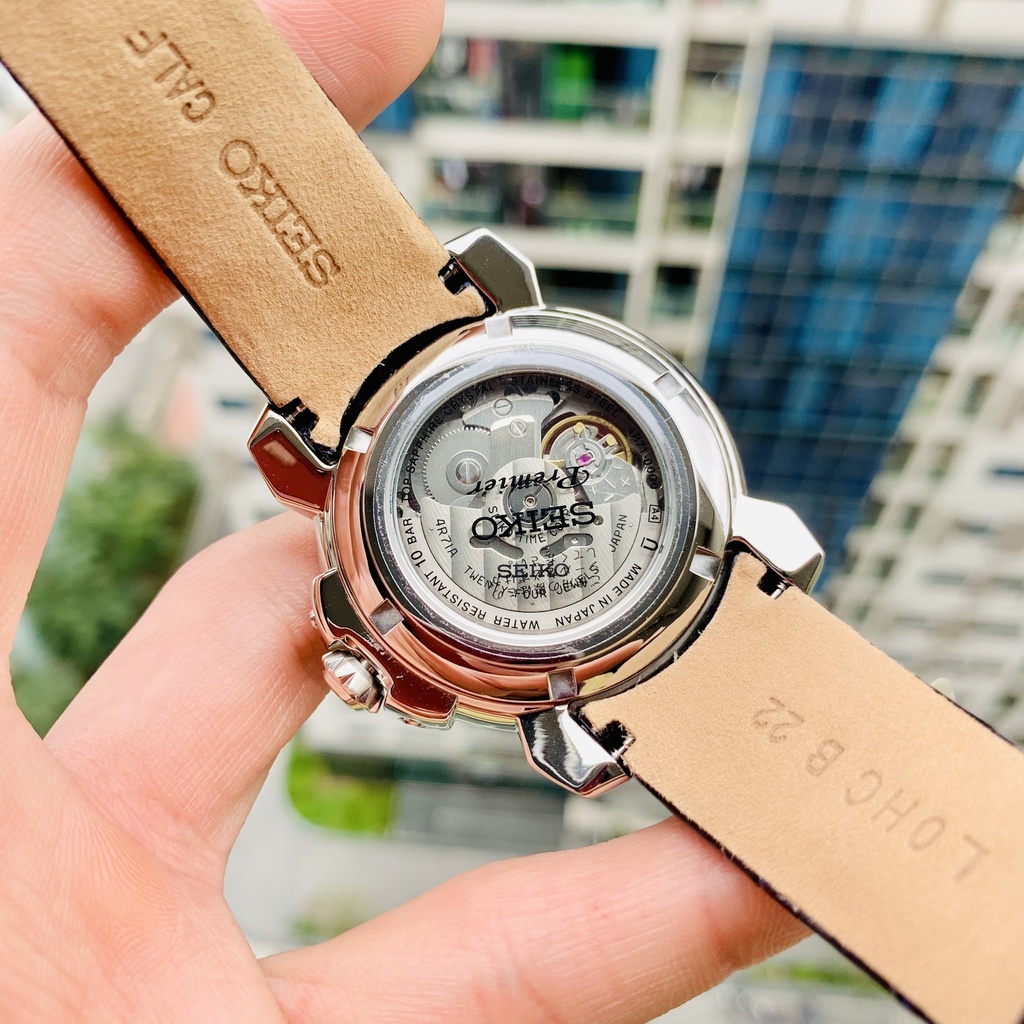 Đồng hồ nam chính hãng Seiko Premier SSA399J1 - Máy cơ tự động - Kính Sapphire