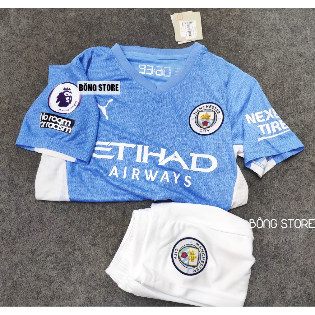 Áo Bóng Đá CLB Manchester City Sân Nhà 21-22 Made in Thailan