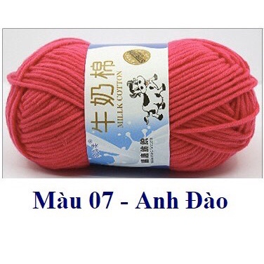 Milk Bò 92 màu Len Cuộn 50g