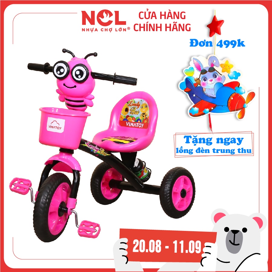 Xe 3 Bánh L11 hình Chú Ong Chăm Chỉ (Không nhạc) - M1815-X3B
