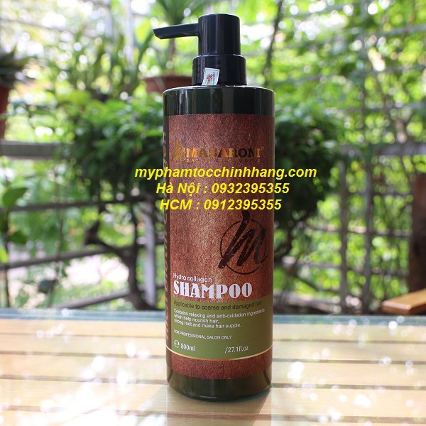 Lẻ dầu gội hoặc dầu xả Masaroni biotin collagen phục hồi 500ml - 800ml