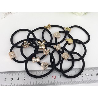 Dây cột tóc nhiều hình dễ thương 1 dây giá 1k