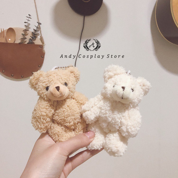 [CÓ SẴN] Móc khoá gấu bông Teddy