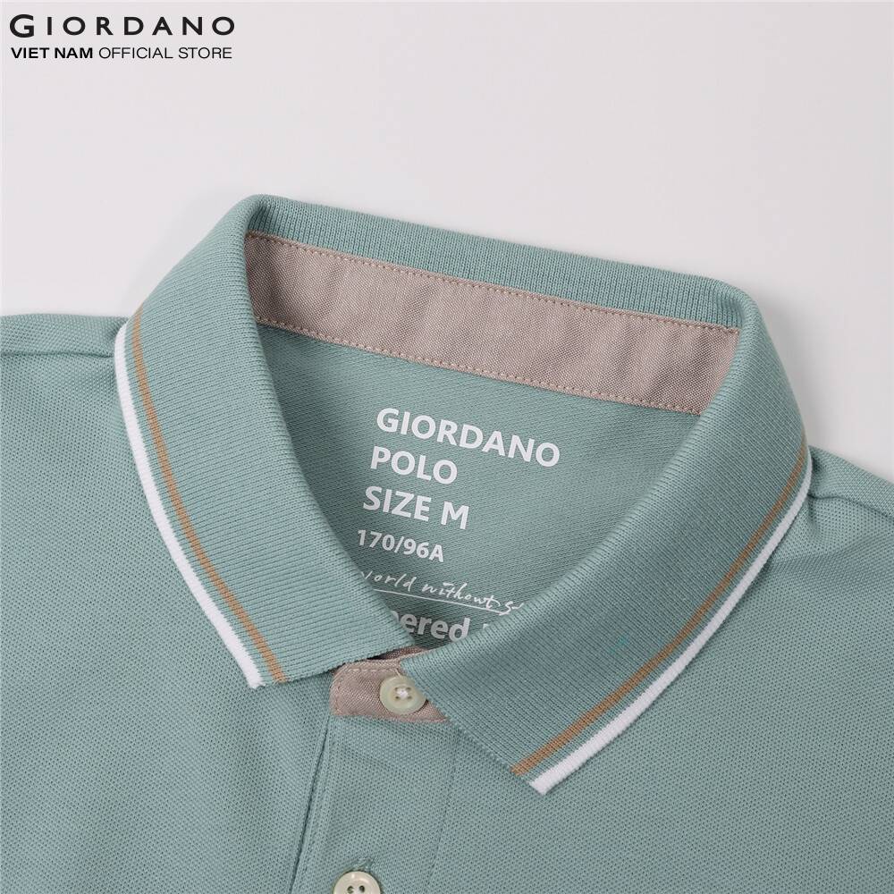 Áo Thun Ngắn Tay Nam Polo Logo Classic Giordano 01019260