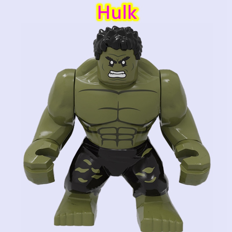 Đồ Chơi  Lắp Ráp Mô Hình Nhân Vật Hulk Truyện Tranh Marvel Mini Cho Trẻ Em