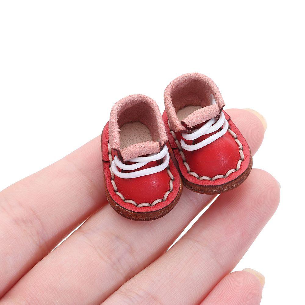 ORIENTLII Giày Bốt Da Bò 6 Màu Dễ Thương Cho Búp Bê