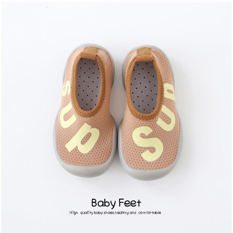 (GB3) Giày bún CAO CẤP in chữ đáng yêu cho bé, nhiều màu, cực hot cho bé trai và bé gái