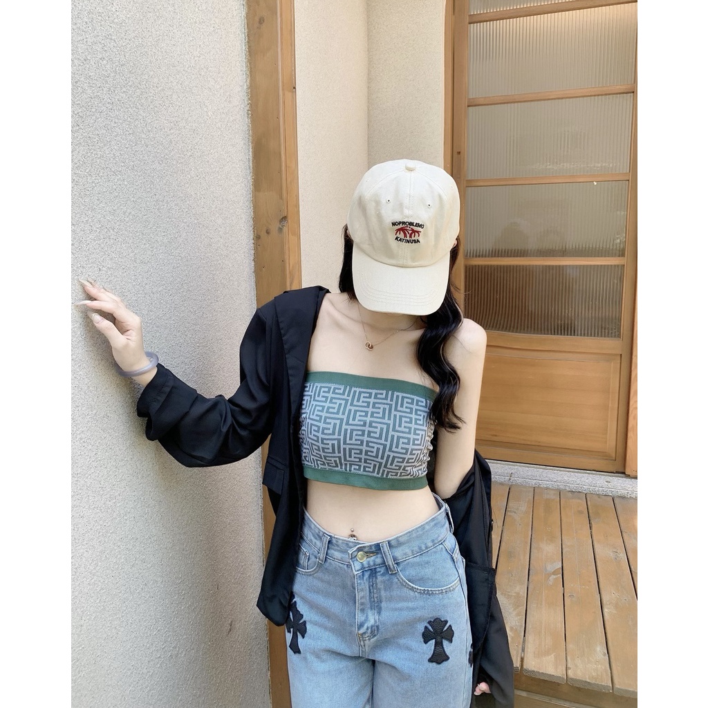 Áo Quây Cotton Co Dãn Họa Tiết Xinh Xắn Cá Tính OTIS 1397