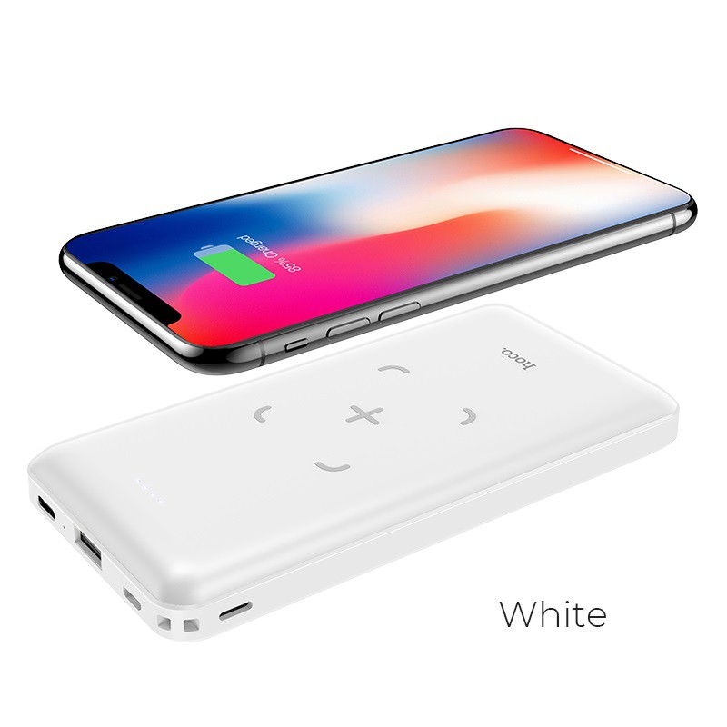 Sạc Dự Phòng Không Dây 10000mah J50 New ✔Hỗ Trợ Sạc Nhanh - Bảo Hành Chính Hãng 12 Tháng