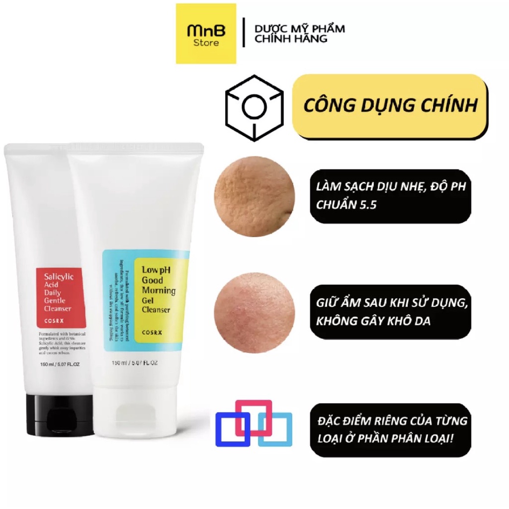 Gel Rửa Mặt COSRX Low pH Good Morning Gel Cleanser