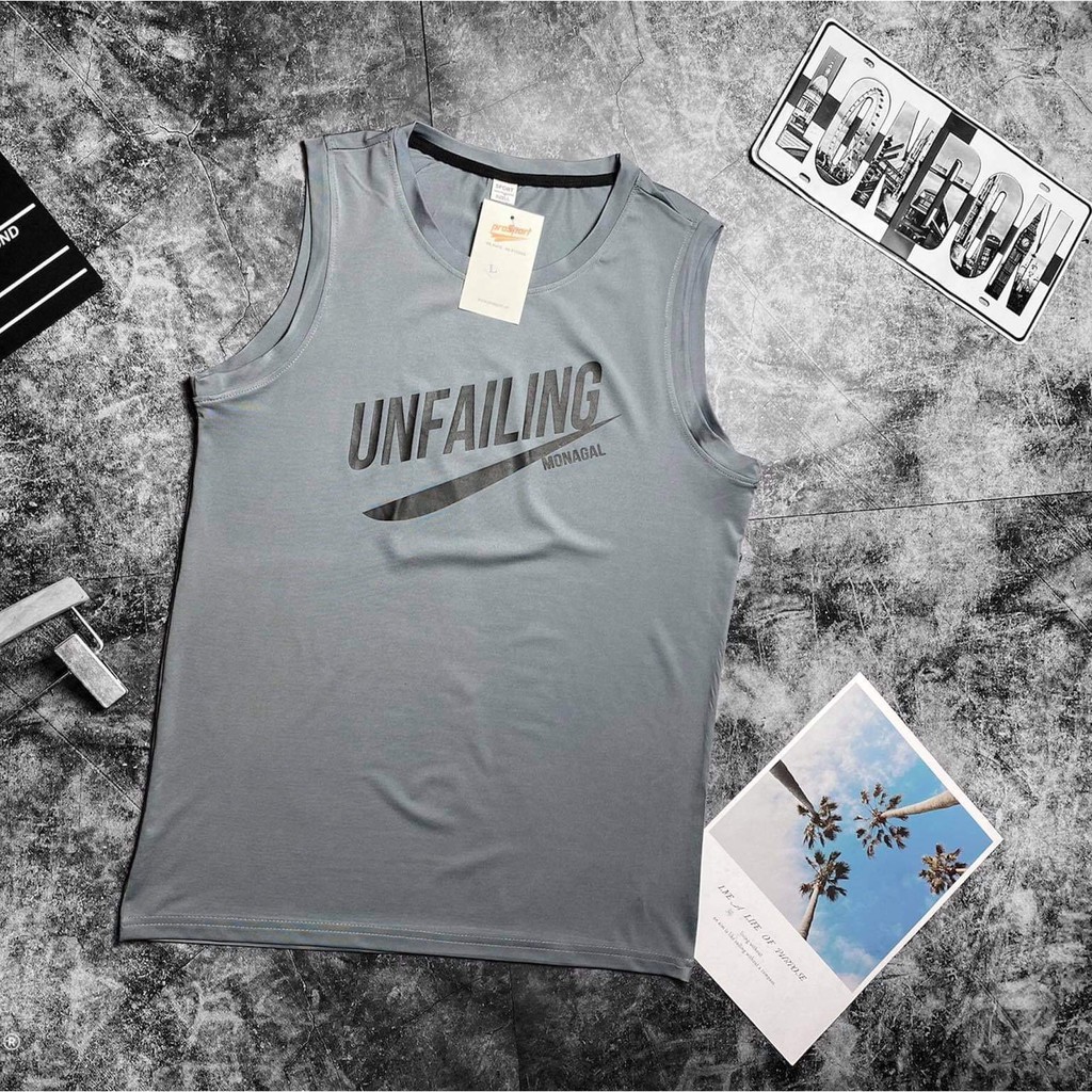 Áo sát nách thoáng mát mùa hè, áo ba lỗ co giãn chất thun lạnh thấm hút mồ hôi | BigBuy360 - bigbuy360.vn