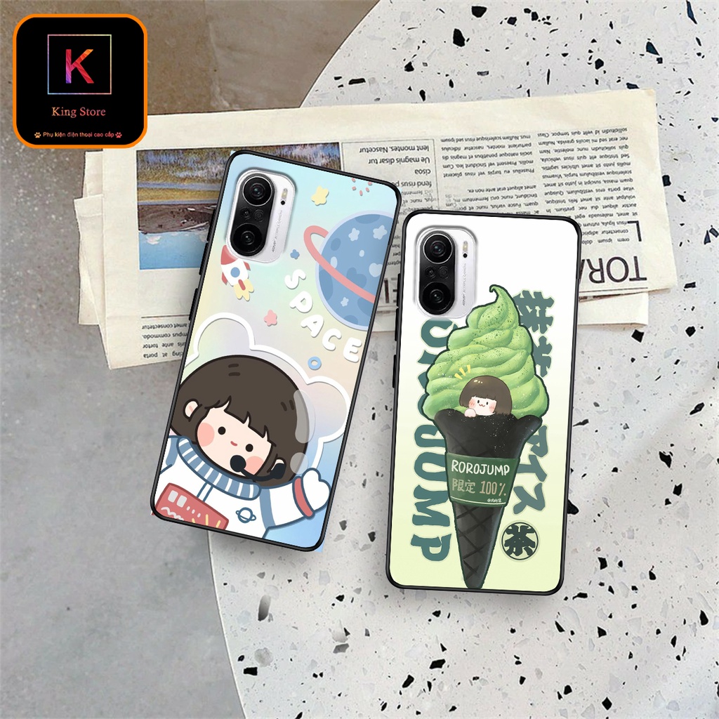 Ốp lưng Xiaomi Redmi K40 - Redmi K40 Gaming - Mi 11X - Ốp in hình Ngân hà &amp; RoroJump siêu đẹp