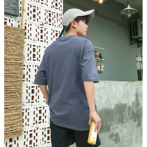 Áo Thun Tay Lỡ Unisex Trơn Nhiều Màu Siêu Hot | BigBuy360 - bigbuy360.vn