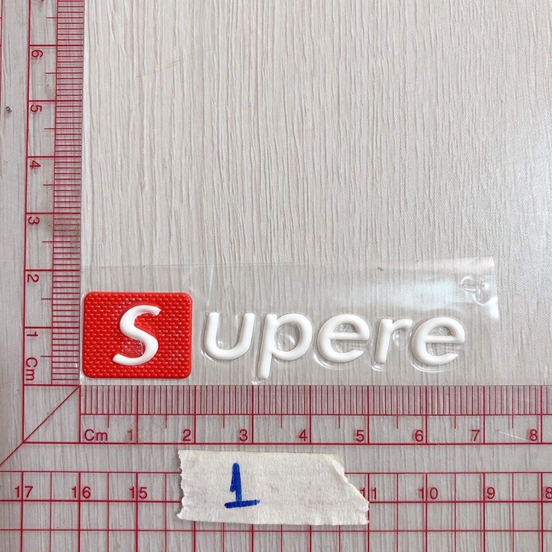 Sticker hình ủi nổi thương hiệu thể thao