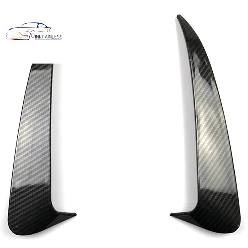 Bộ 2 Khung Gắn Cản Sau Xe Hơi Bằng Sợi Carbon Cho Benz C-Class W205 C43 C63 Amg 2014-2019