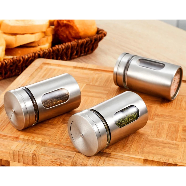 Hủ đựng tiêu inox 304