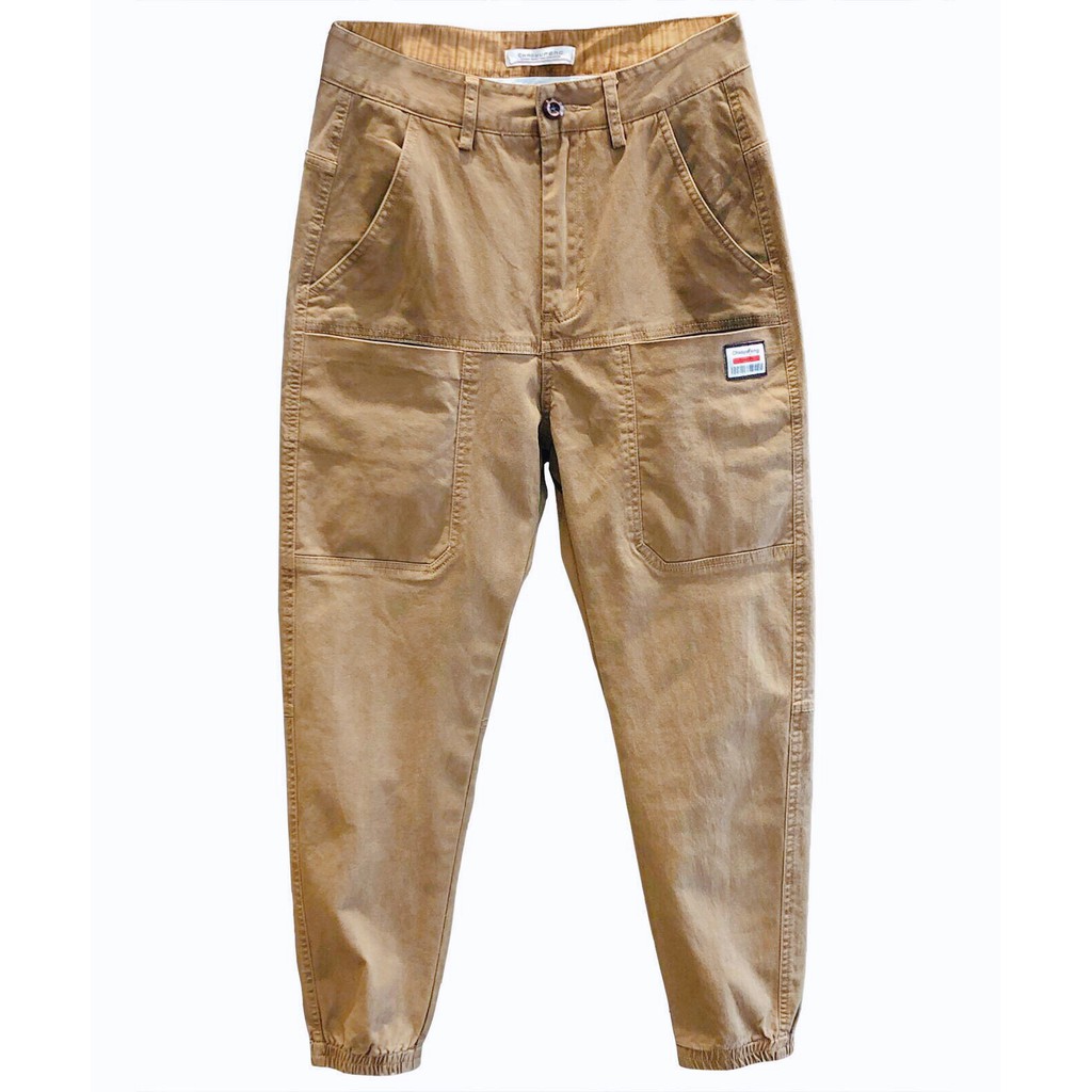 Quần Jogger Túi Hộp Kaki Nam, Nữ Cao Cấp - Dày Dặn - Co Giãn Tốt - Cỡ Nhỏ - AH STORE