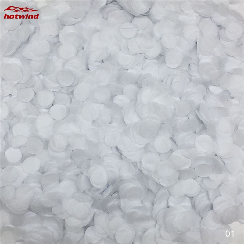 Hoa giấy kim tuyến hình tròn màu sắc hỗn hợp 10g 1cm dành cho trang trí tiệc cưới/ giáng Sinh