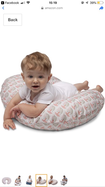 Thanh lý gối chữ C chống trào Boppy order Mỹ