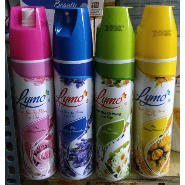 Chai xịt phòng LYMO  5IN1 350ml hương nước hoa giúp lưu hương dễ chịu cho không gian sống suốt cả ngày.