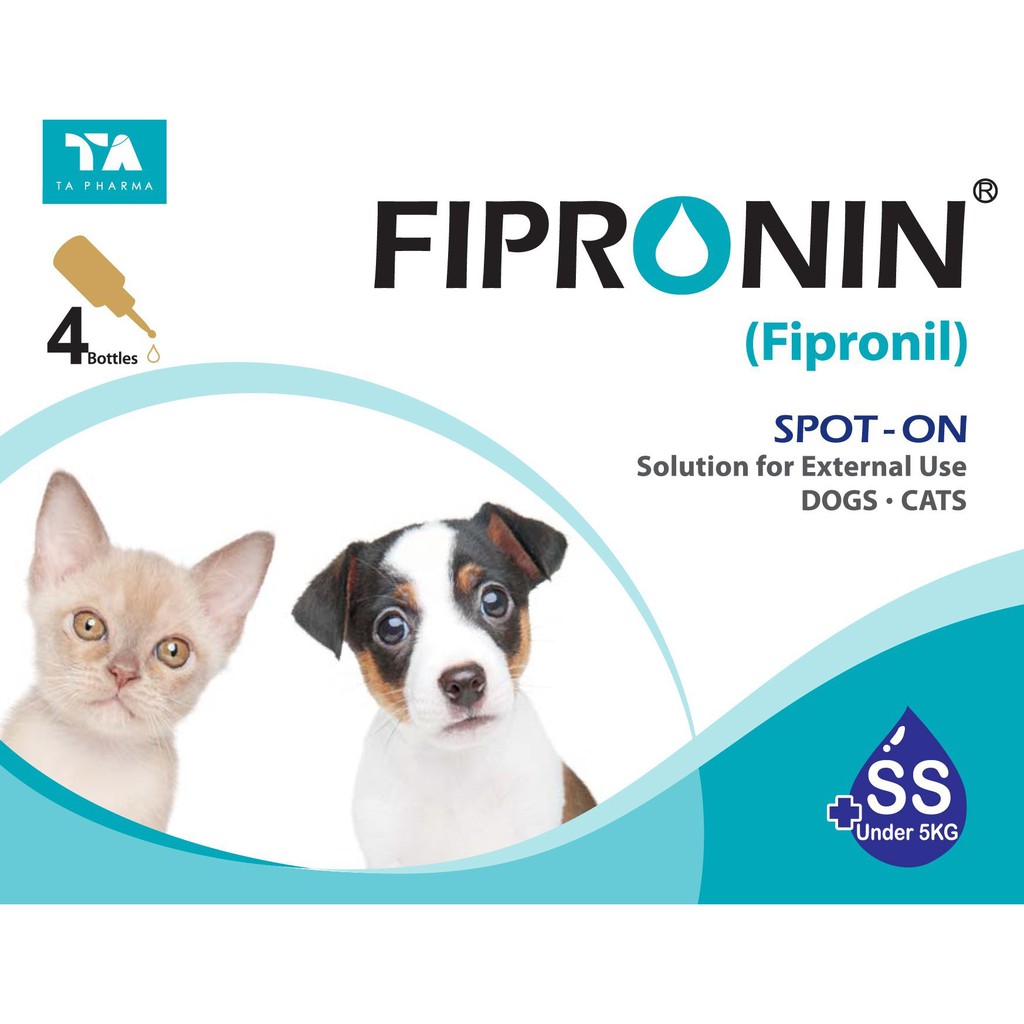 Fipronin - nhỏ gáy trị ve rận trên chó mèo(giá 1 ống)