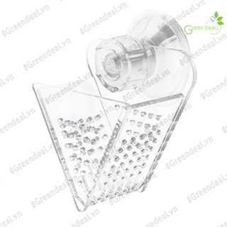 EBI VN - Cốc đựng trùn Arcylic (Tam giác) | Phụ kiện cho cá cảnh thủy sinh