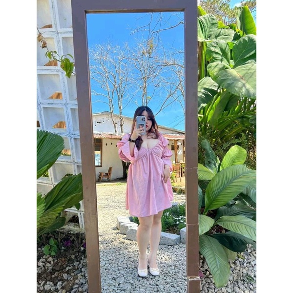 Đầm Bigsize Tay Phòng 55kg Đến 100kg