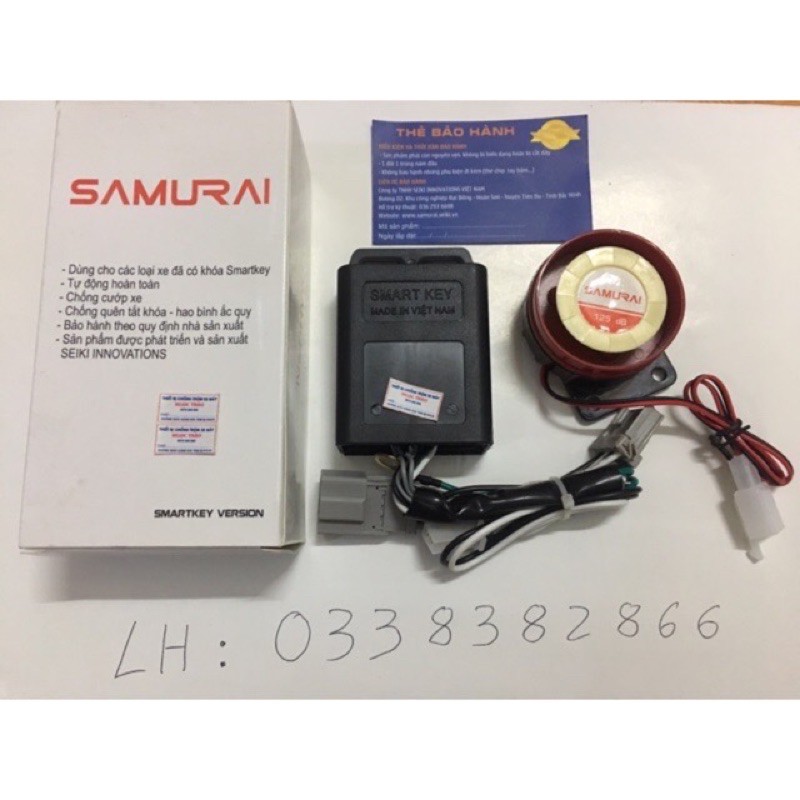 Khoá chống cướp,tự nhận diện Smart key 2 mét