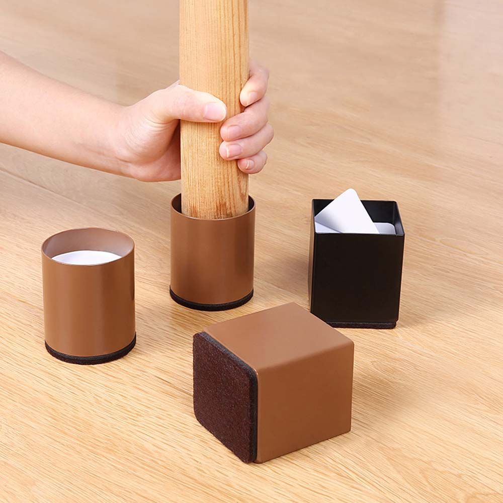 Bộ 2 đế kê chân đồ nội thất hỗ trợ nâng cao chịu lực tốt chống trơn trượt không gây tiếng ồn chống mài mòn