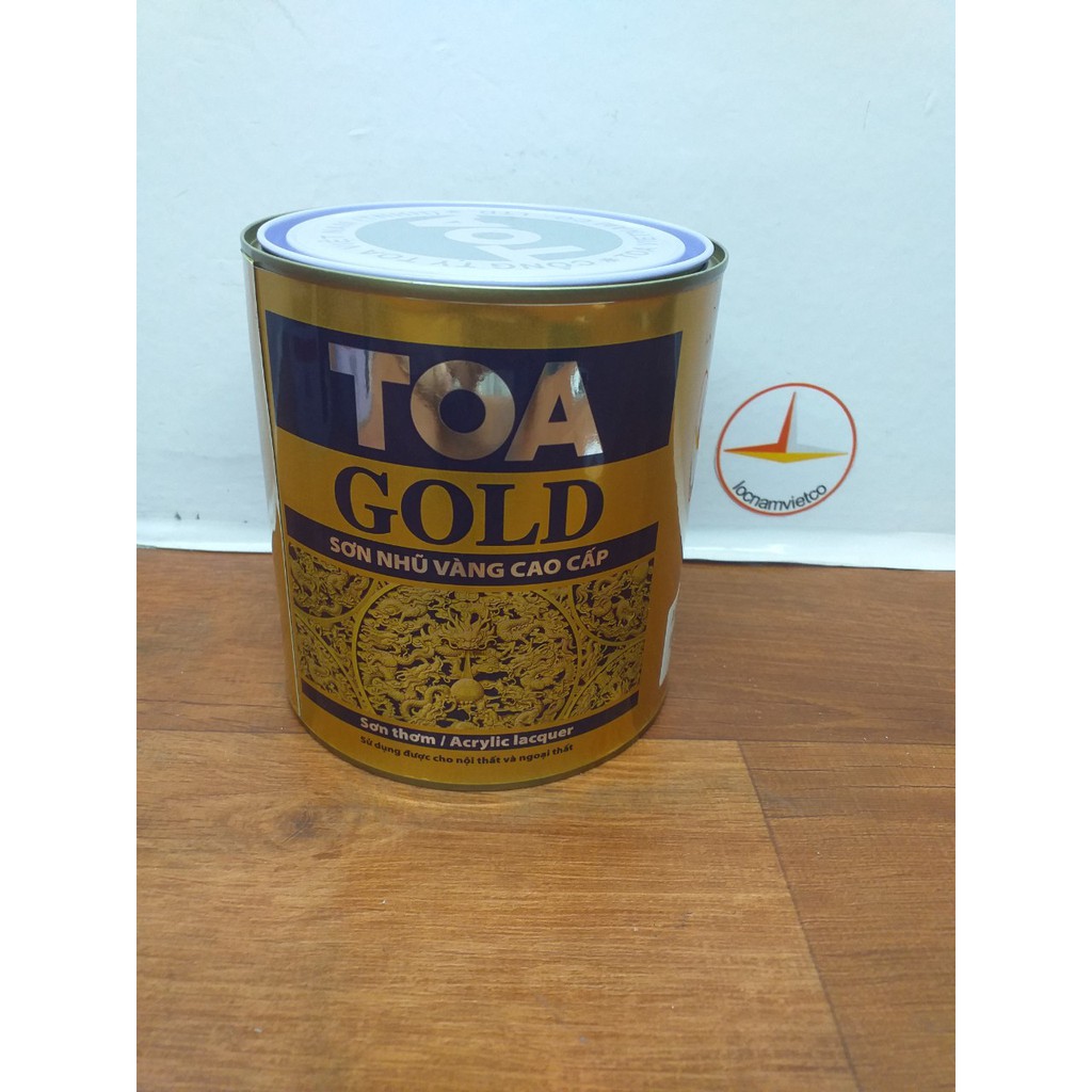 Sơn nước nhũ vàng TOA Gold Emulsion Dùng cho bê tông 1Kg